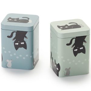 Lata mouse-cat, para 100 gr., 2 modelos