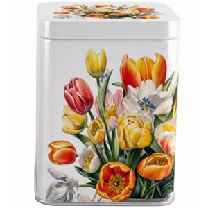Lata tulips, para 100 gr.