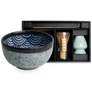 Set japan-wave, ceramica para matcha 0,50 l.