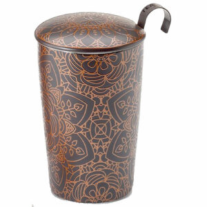 Outlet taza manjula, porcelana 0,35 l. filtro tapa