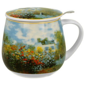 Taza argenteuil, porcelana 0,40 l. filtro y tapa