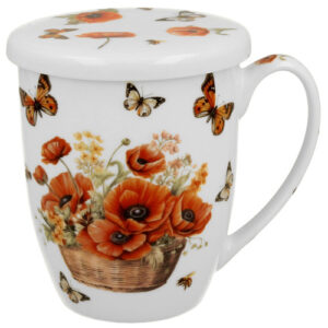 Taza maki, porcelana 0,35 l. filtro y tapa