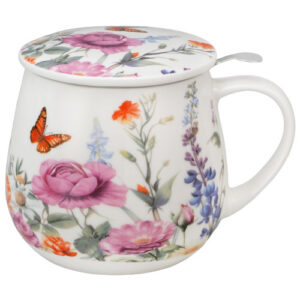 Taza summer, porcelana 0,40 l. filtro y tapa