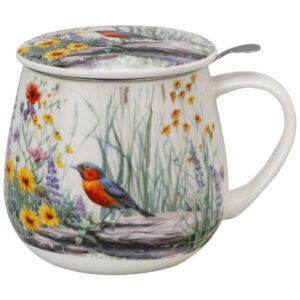 Taza july, porcelana 0,40 l. filtro y tapa