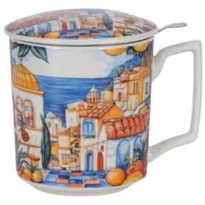 Taza modern-spain, porc. 0,40 l. filtro y tapa