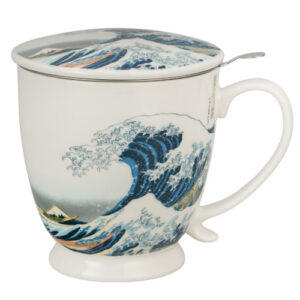Taza wave 2, porcelana 0,50 l. filtro y tapa