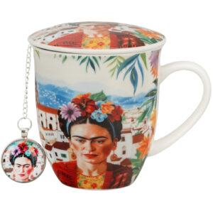 Kit frida red, porcelana 0,40 l. tapa + filtro