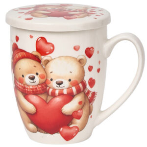 Taza bears-heart, porc. 0,35 l. filtro y tapa