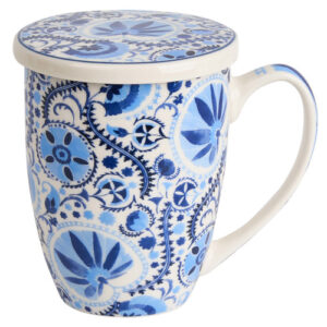 Taza naresh, porcelana 0,35 l. filtro y tapa