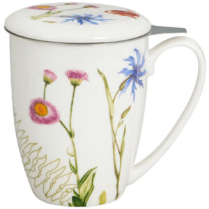 Taza nature, porcelana 0,40 l. filtro y tapa
