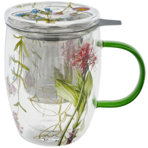 Taza colors, cristal 0,40 l. filtro y tapa