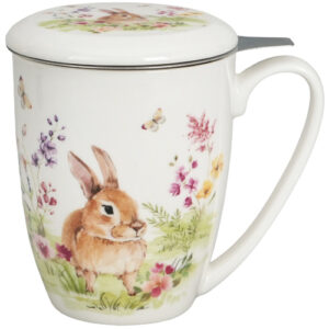 Taza bliss, porcelana 0,40 l. filtro y tapa