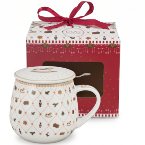 Taza joy, porcelana 0,40 l. filtro y tapa