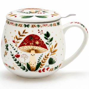 Taza glade, porcelana fina 0,40 l. filtro tapa