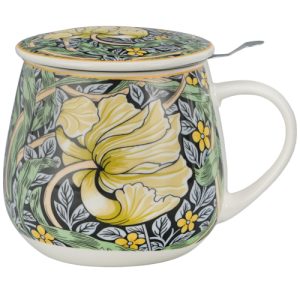 Taza pimpernel, porcelana 0,40 l. filtro y tapa