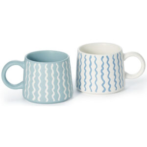 Taza alwin, ceramica 0,30 l., 2 modelos