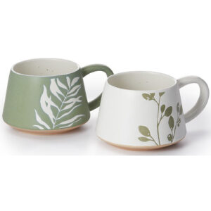 Taza leana, porcelana 0,35 l., 2 modelos