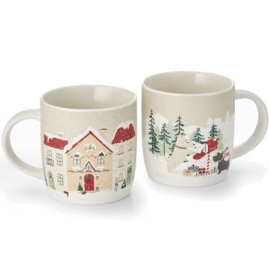 Caneca winter, porcelana 0,30 l., 2 modelos