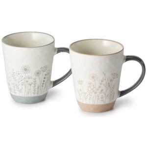 Taza anniki, porcelana 0,40 l., 2 modelos