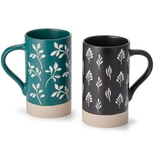 Caneca curtis, porcelana 0,55 l., 2 modelos