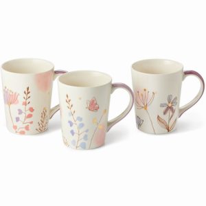 Caneca florentina, ceramica 0,30 l., 3 modelos