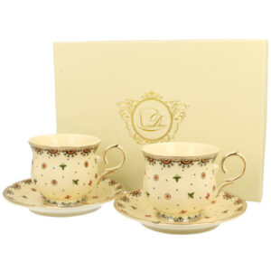 Set casablanca, porc. 2 tazas con plato 0,26 l.