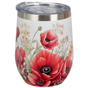 Vaso poppies, acero inoxidable 0,33 l.